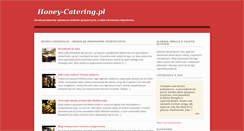 Desktop Screenshot of honey-catering.pl